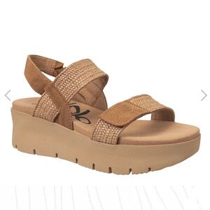 NOVA IN BROWN PLATFORM SANDALS OTBT